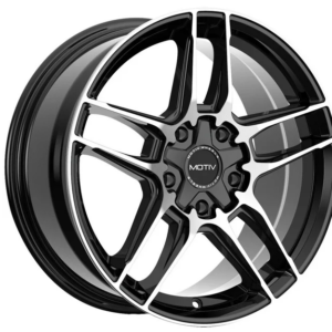 Motiv 16x7.5 5X100 434MB Matic Black Wheel Rim